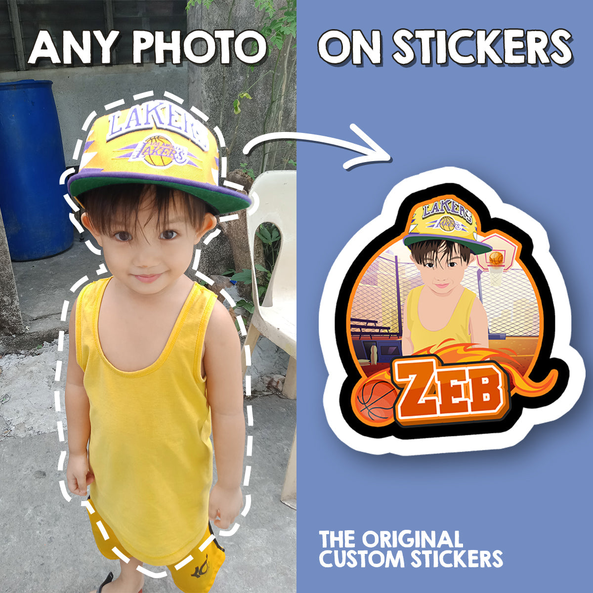 Turn Photos into Custom Drawn Stickers