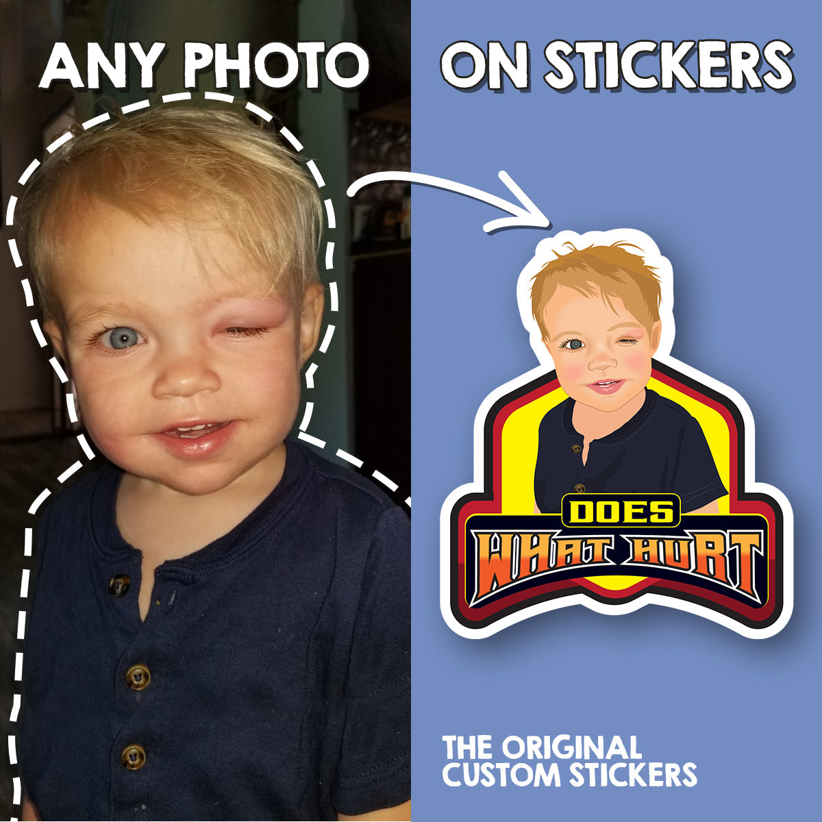 Turn Photos into Custom Drawn Stickers