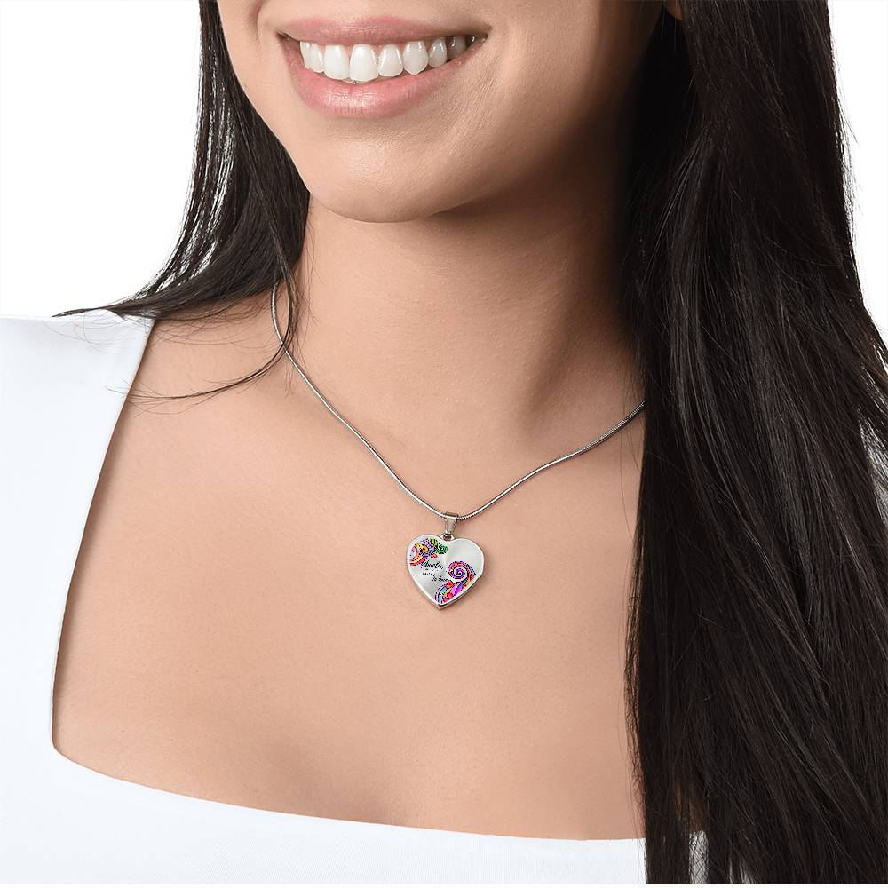 Abuela Heart Necklace