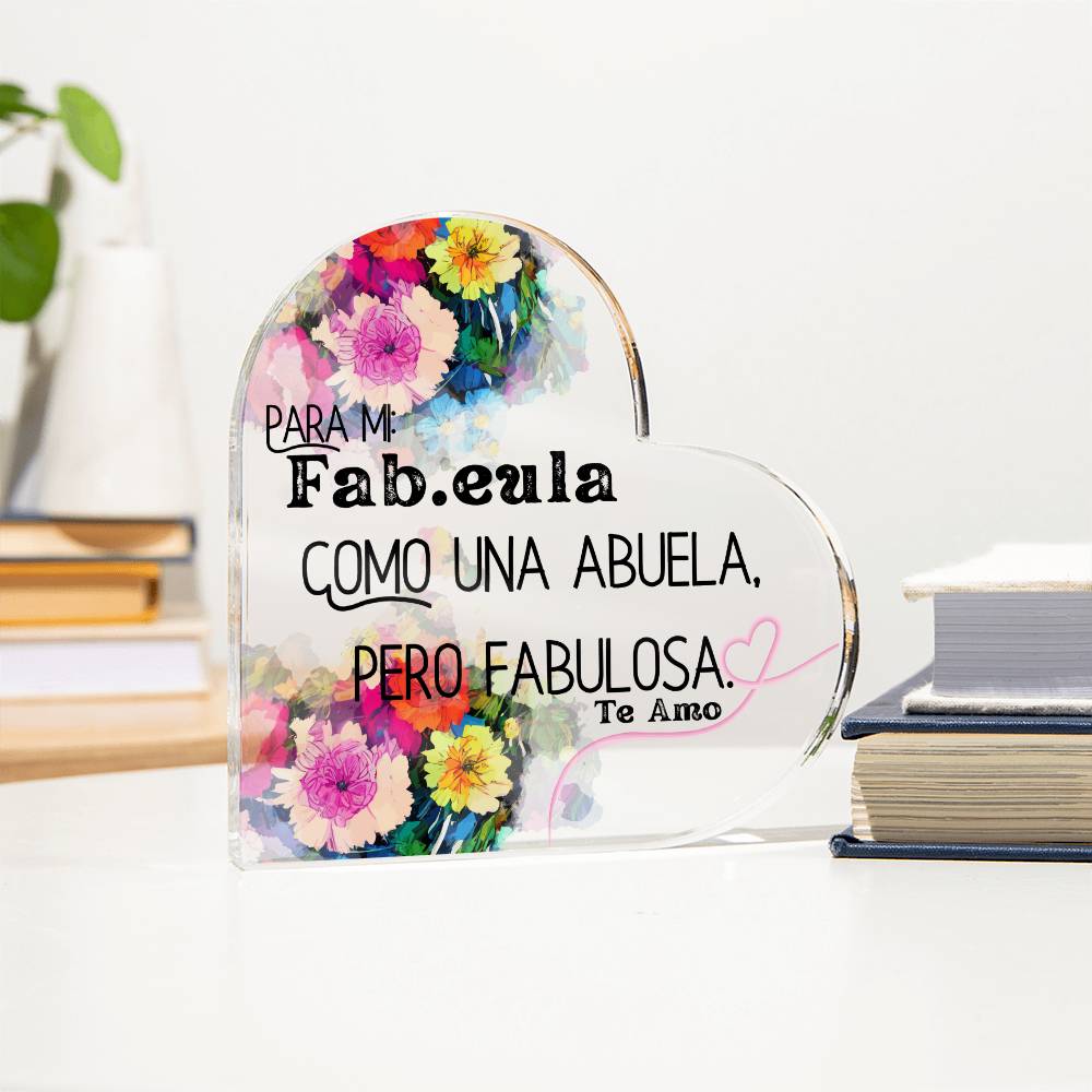 Para Mi Abuela Plaque