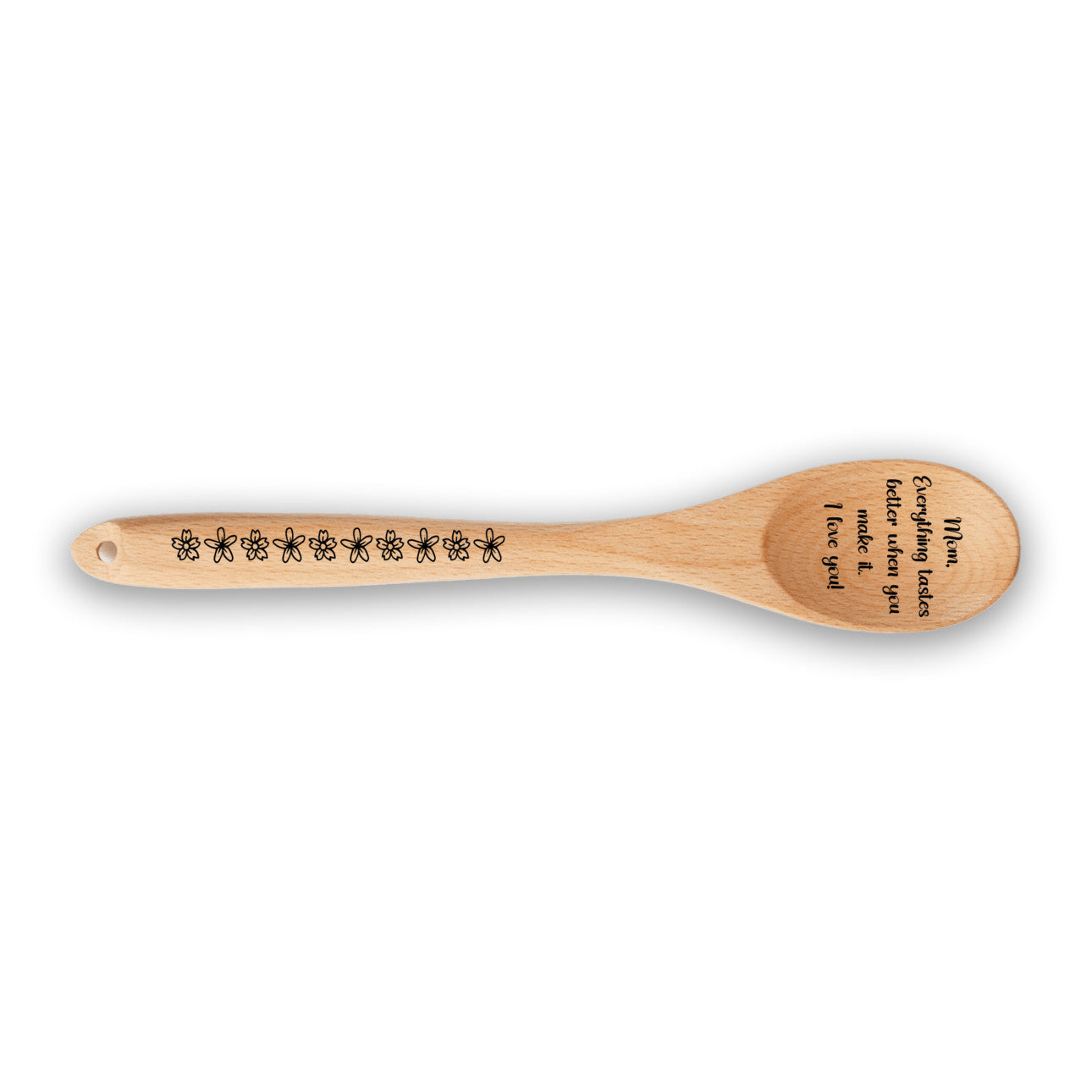 To: My Mom Wooden Spoon